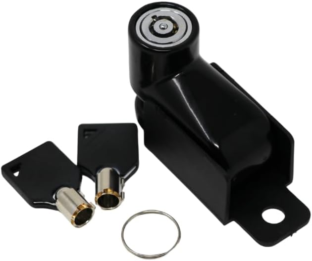 Bremsscheibenschloss 170 mit Halterung – robustes, wetterfestes Schloss für Motorrad & Fahrrad – kom