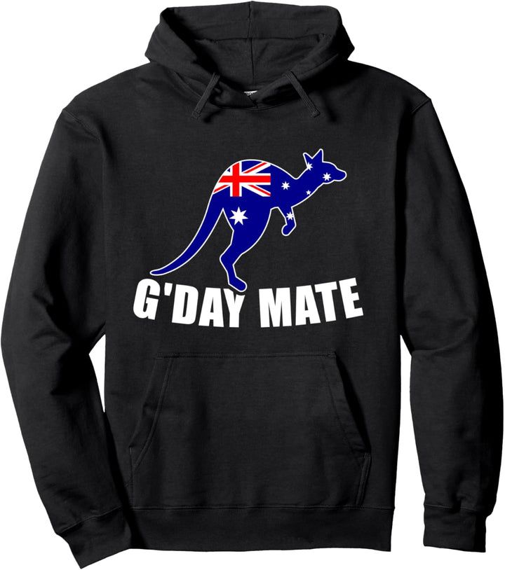 Australien Känguru Flagge Pullover Hoodie