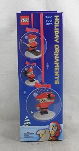 Lego Xmas Weihnachten - 3x Weihnachtskugel mit Figuren aus Bausteine - sehr seten