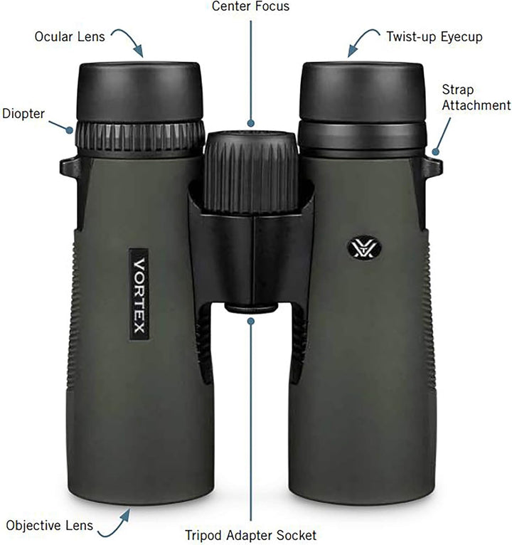Vortex Diamondback HD 10x28 New, DB-211, Schwarz, 10x28