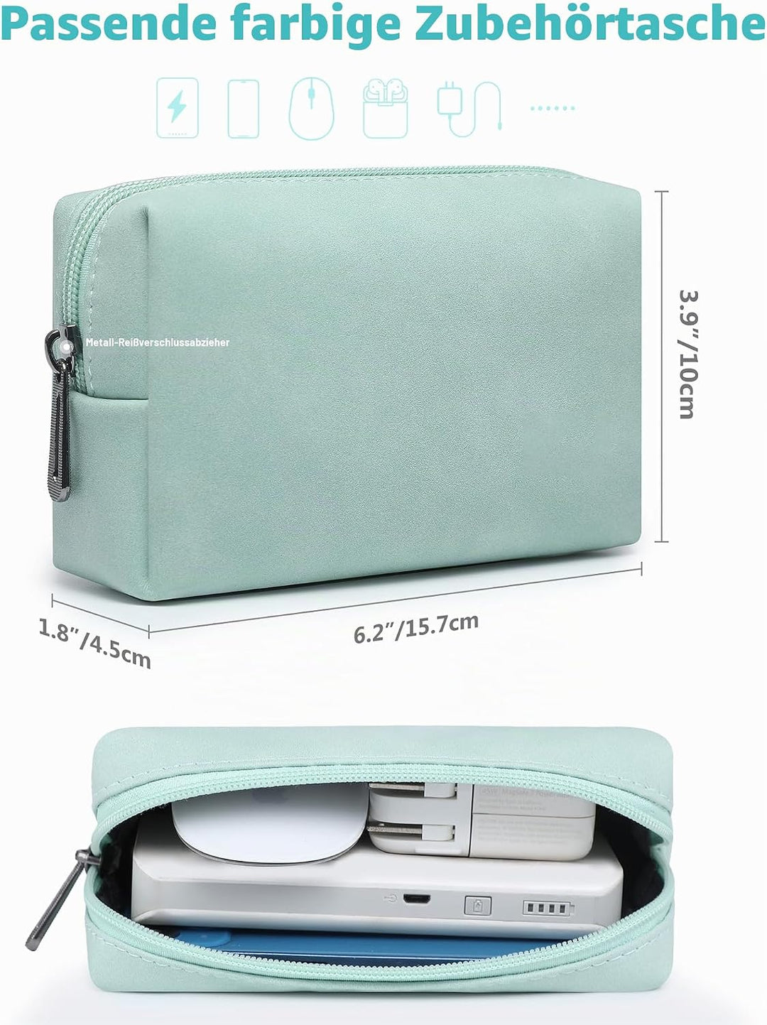 HYZUO 13,3-14 Zoll Laptop Hülle Tasche mit Standfunktion für MacBook Pro 14 M5/M4/M3/M2/M1 2026-2021