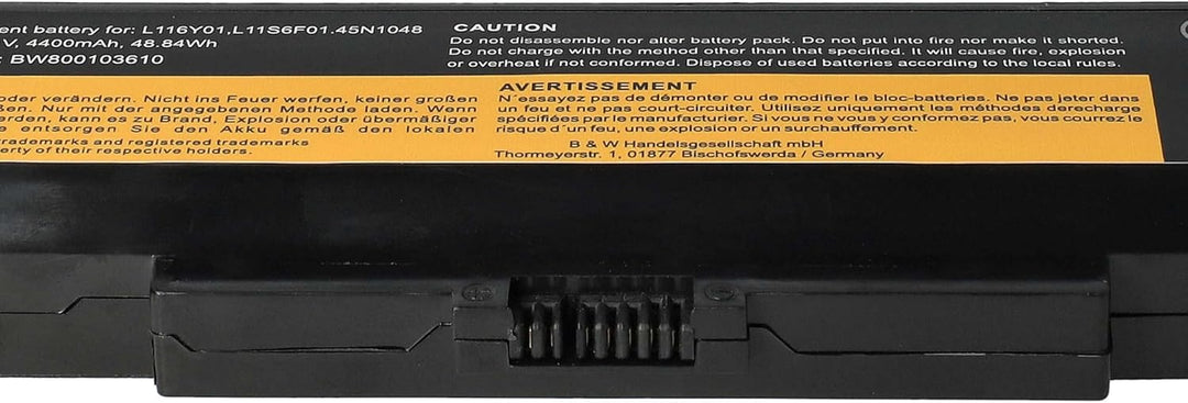 vhbw Akku kompatibel mit Lenovo Thinkpad Edge E530, E430, E435, E445, E430c, E431, E530c, E531 Noteb