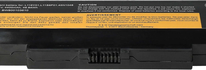 vhbw Akku kompatibel mit Lenovo Thinkpad Edge E530, E430, E435, E445, E430c, E431, E530c, E531 Noteb