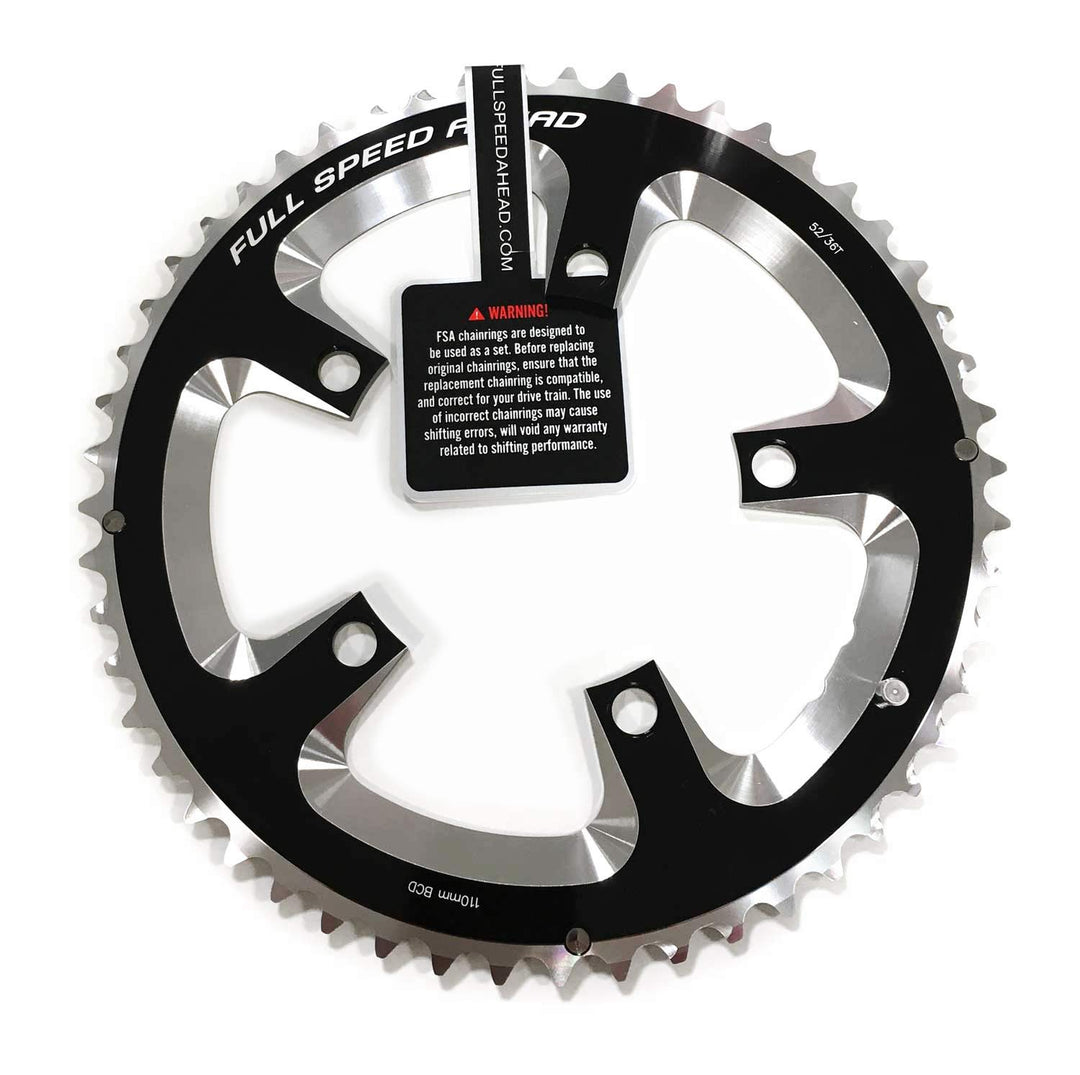 FSA Super Road N10/11 110BCD Kettenblatt, Grau, 110 x 50 t 110 S Argent, 110 S Argent
