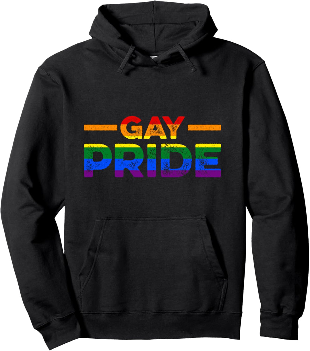 Gay Pride Schwul Lesbisch Regenbogen Homosexuell LGBTQ Pride Pullover Hoodie