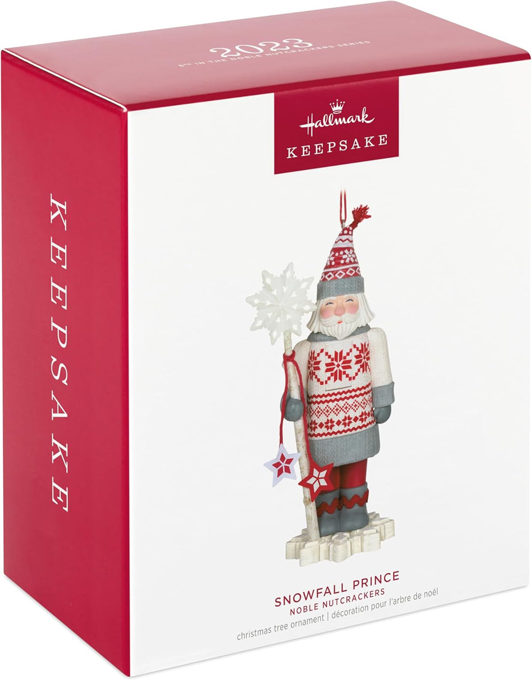 Hallmark Keepsake Weihnachtsdekoration 2023, edle Nussknacker, Schneefall, Geschenke für Sie 2023 No