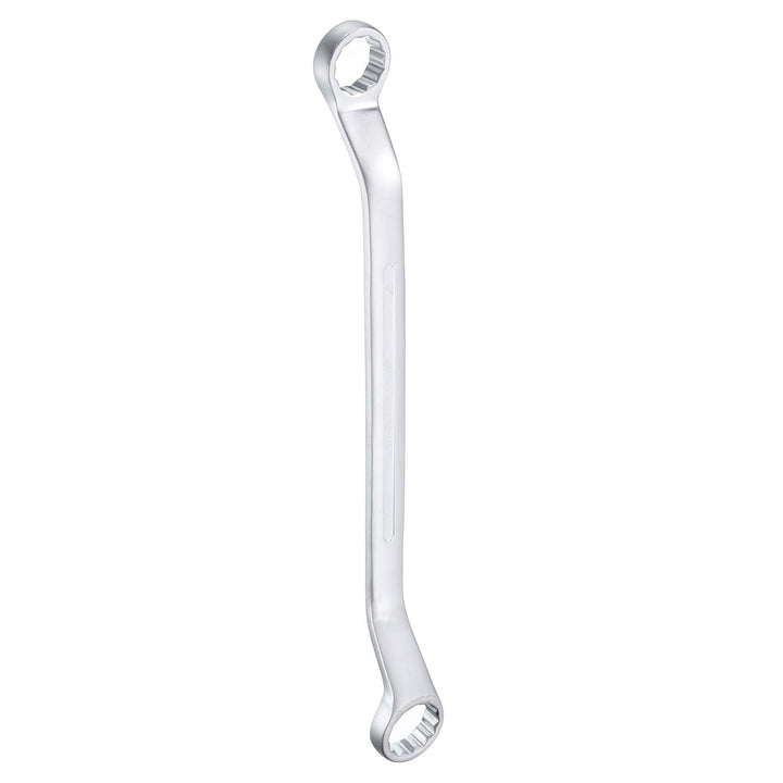 QUARKZMAN 45 Grad Offset Doppel-Ringschlüssel 24 mm x 27 mm, 12-Punkt-Metrischer CR-V-Doppelringschl