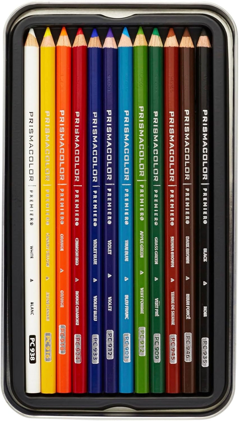 Prismacolor PC952 Premier Pencils Set 12 Coloured,120W x 19D x 260H mm 12 Stück (1er Pack), 12 Stück