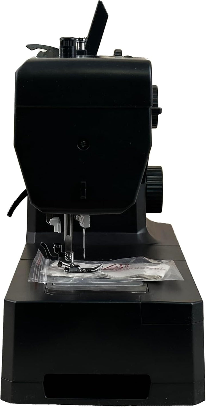 Jaguar SJ-34E Robuste Nähmaschine für dicke Stoffe | 34 Stiche | Elektronik | Erweiterungstisch | Au