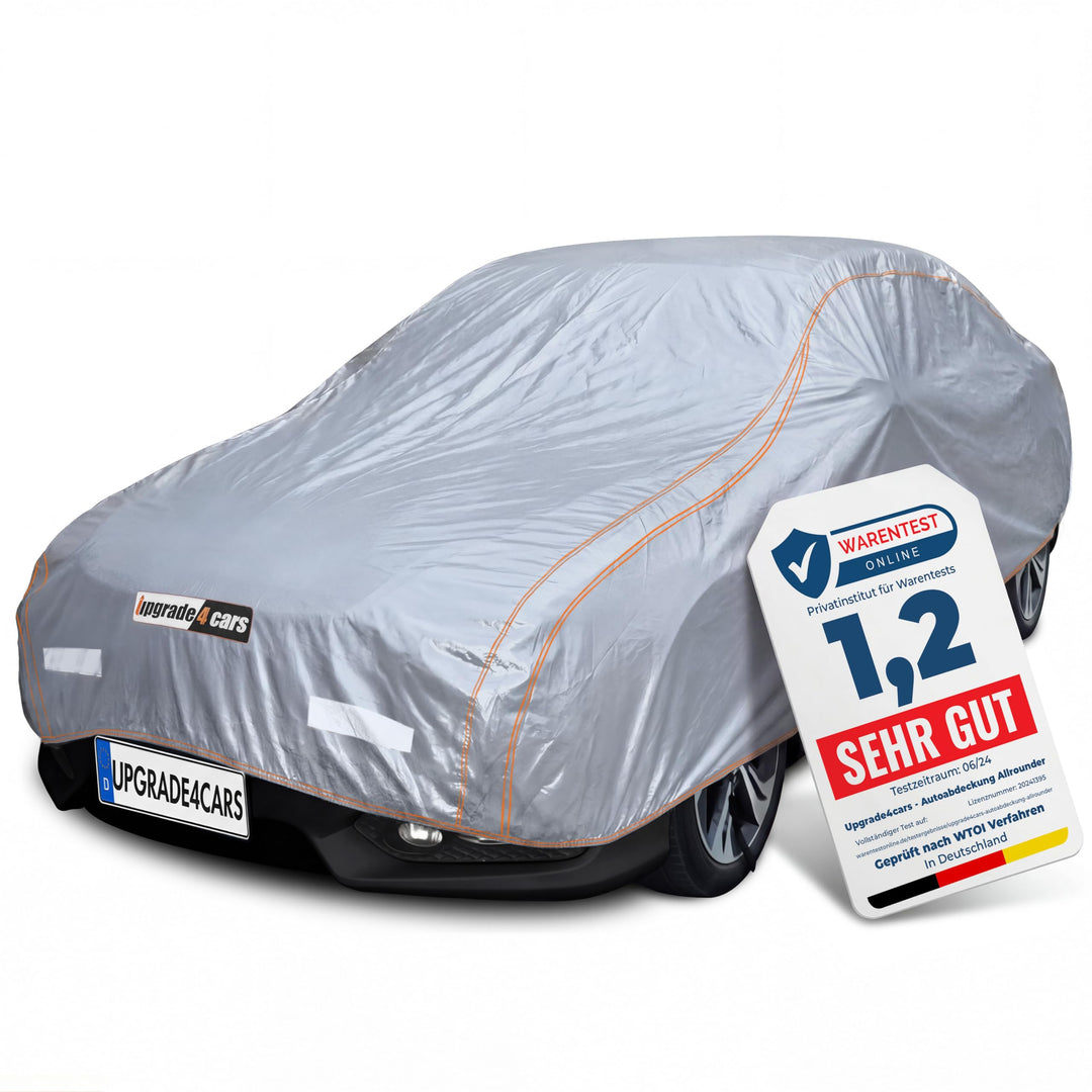 Upgrade4cars Autoabdeckung Outdoor Vollgarage Version 2026 atmungsaktiv & wasserdicht | Auto Abdeckp