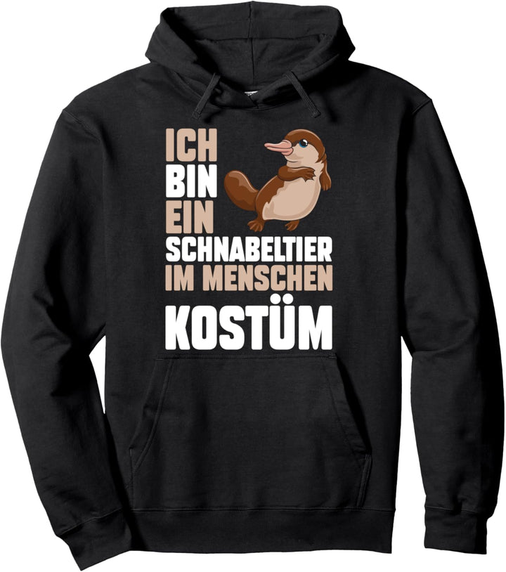 ich bin ein Schnabeltier Pullover Hoodie