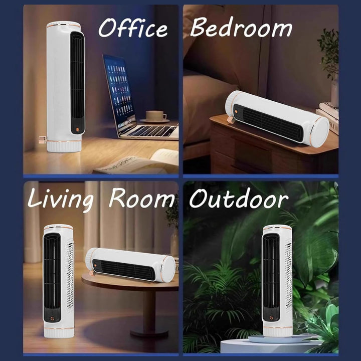 Yunir Turmventilator, Turmventilator für Schlafzimmer mit 3 Geschwindigkeiten, Leise, Tischventilato