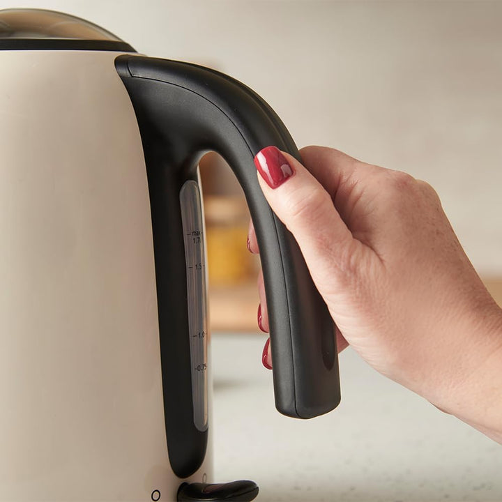 Russell Hobbs Wasserkocher [1,7L, 2400W] Colours Plus Jasmine (Edelstahl-Akzente, Schnellkochfunktio