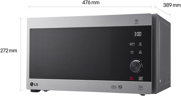LG Electronics MH 6565 CPS Mikrowelle / 47.6 cm/akustisches Signal bei Programmende/edelstahl Grill-