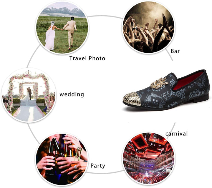 JITAI Herren leichte Schuhe Kunstleder Slipper für Männer und Mode Mokassins Herren Freizeitschuhe 4