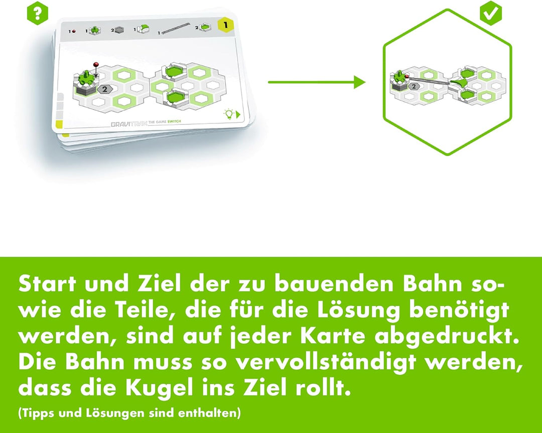 Ravensburger 25572 GraviTrax The Game Switch - Logikspiel für Kugelbahn Fans, Konstruktionsspielzeug