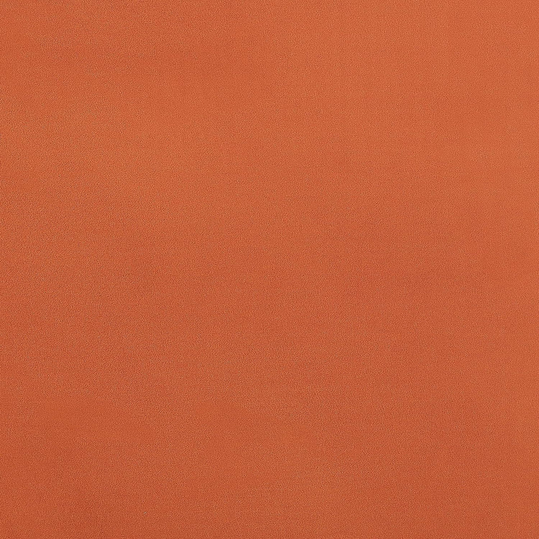 Nachttisch Samtstoff orange mit Schublade Metallgestell gold Modern Glam Flayat