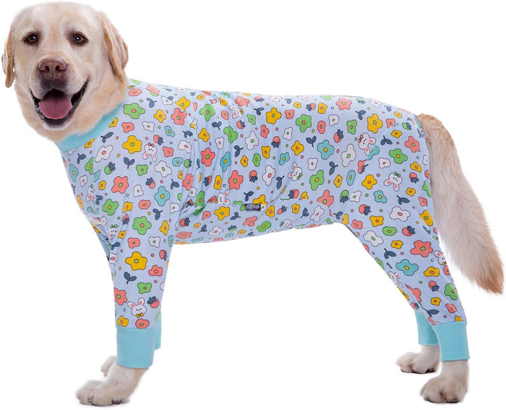 Hundebekleidung für grosse Hunde, elastische Haustier-Einteiler-Kleidung schützt Gelenke, haarfrei,