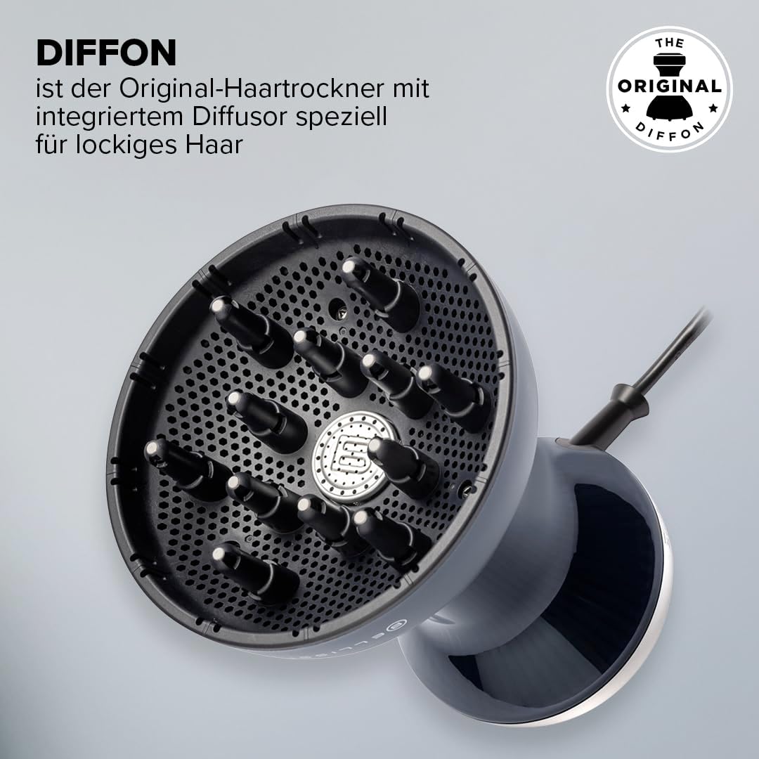 Bellissima Diffon Supreme Deluxe, Heissluftdiffusor für lockiges Haar, Keramik mit Keratin Technolog