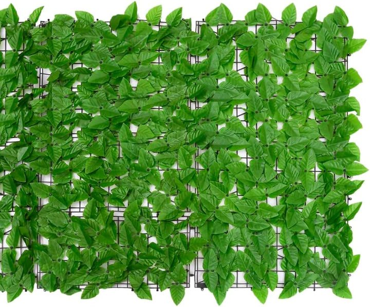 vidaXL Balkon Sichtschutz mit Grünen Blättern Windschutz Balkonverkleidung Balkonbespannung Sichtsch