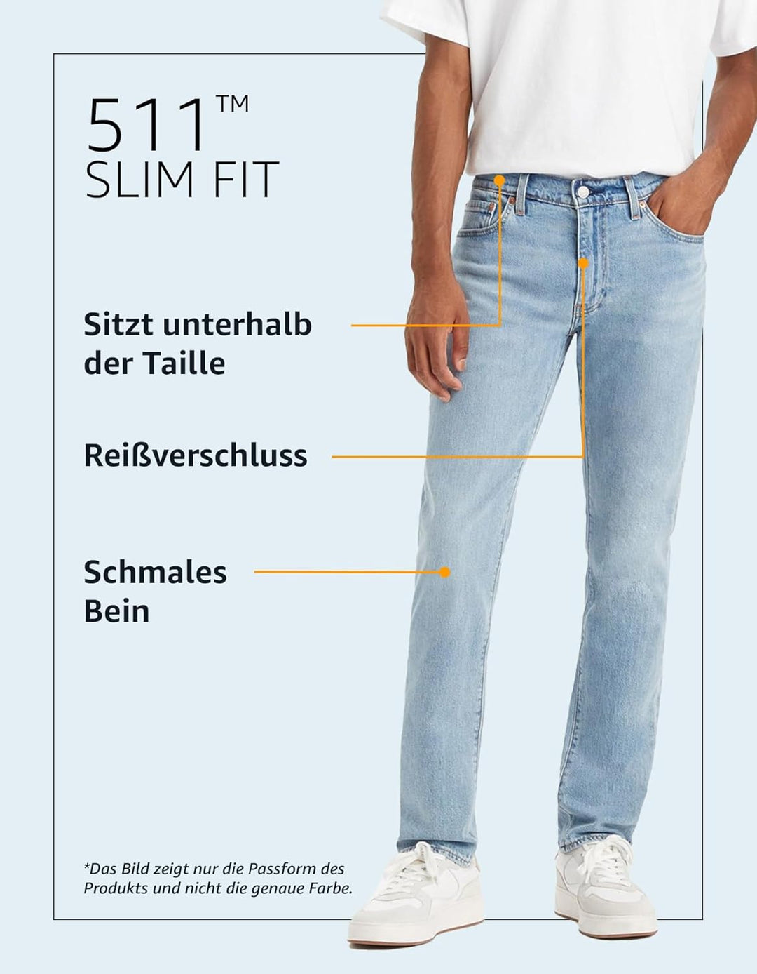 Levi's Herren 501 Original Fit Jeans 36W / 32L Corfu Lucky Day Adv, 36W / 32L Corfu Lucky Day Adv