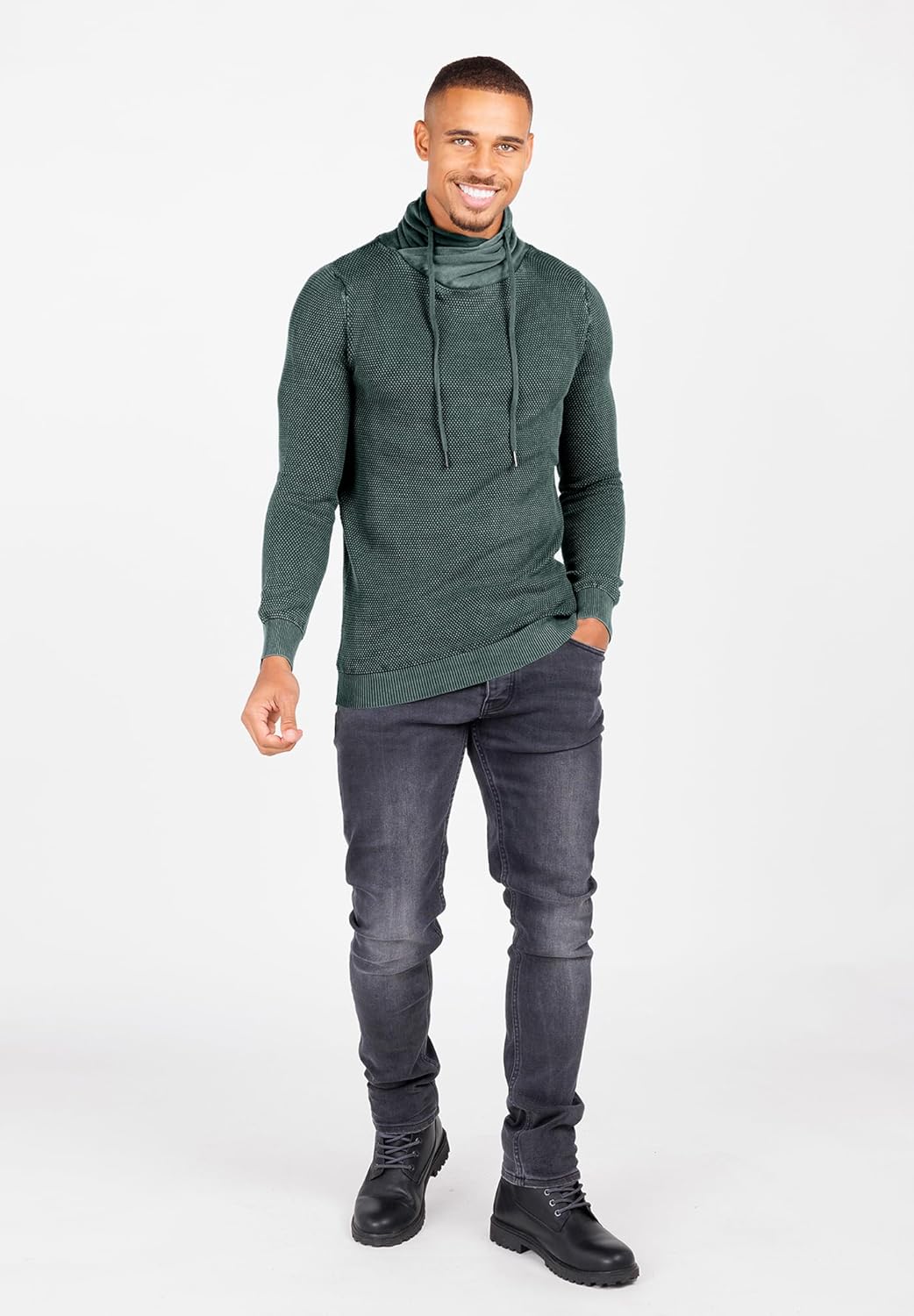 KEY LARGO Herren Lech Tube Pullover 3XL Dark Green (1501), 3XL Dark Green (1501)