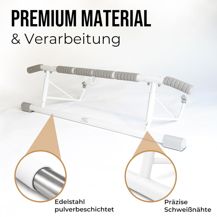 KIANA Sports Klimmzugstange für Türrahmen ohne Bohren & ohne Schrauben | Pull Up Bar Tür bis 150kg |