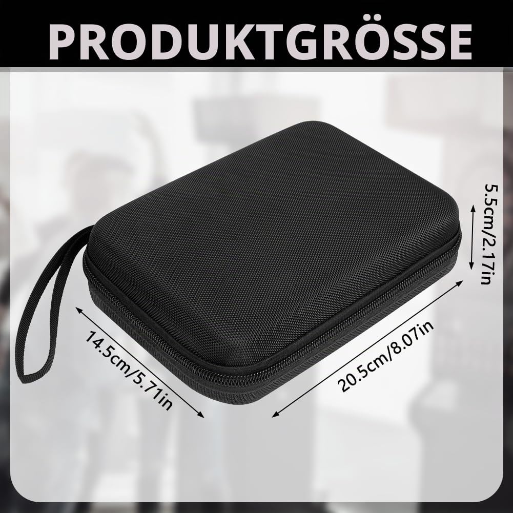 flintronic Dart Taschen Organiser, Doppelseitige Dartbox, Harte Eva Dartpfeiletui, für 12 Stahlspitz