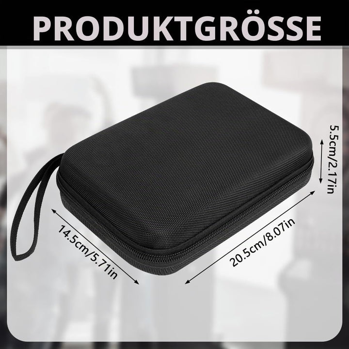 flintronic Dart Taschen Organiser, Doppelseitige Dartbox, Harte Eva Dartpfeiletui, für 12 Stahlspitz