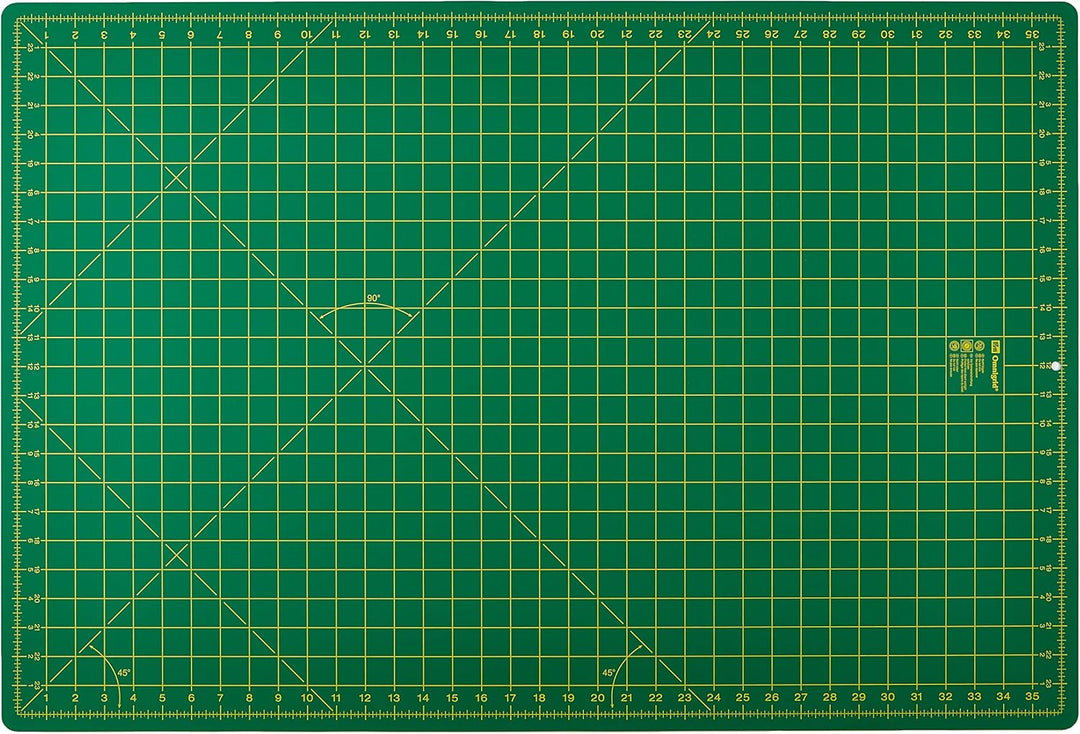 Prym 611382 Schneideunterlage cm/inch-Einteilung, 90x60cm & Trick-Marker (selbstlöschend), violett B