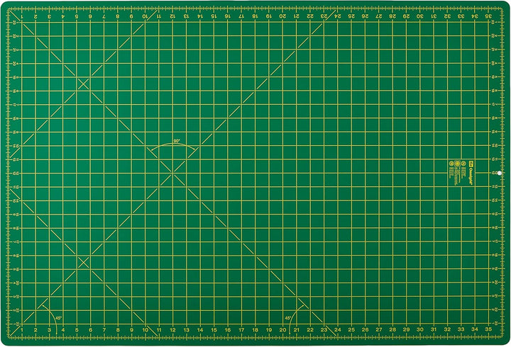 Prym 611382 Schneideunterlage cm/inch-Einteilung, 90x60cm & Trick-Marker (selbstlöschend), violett B