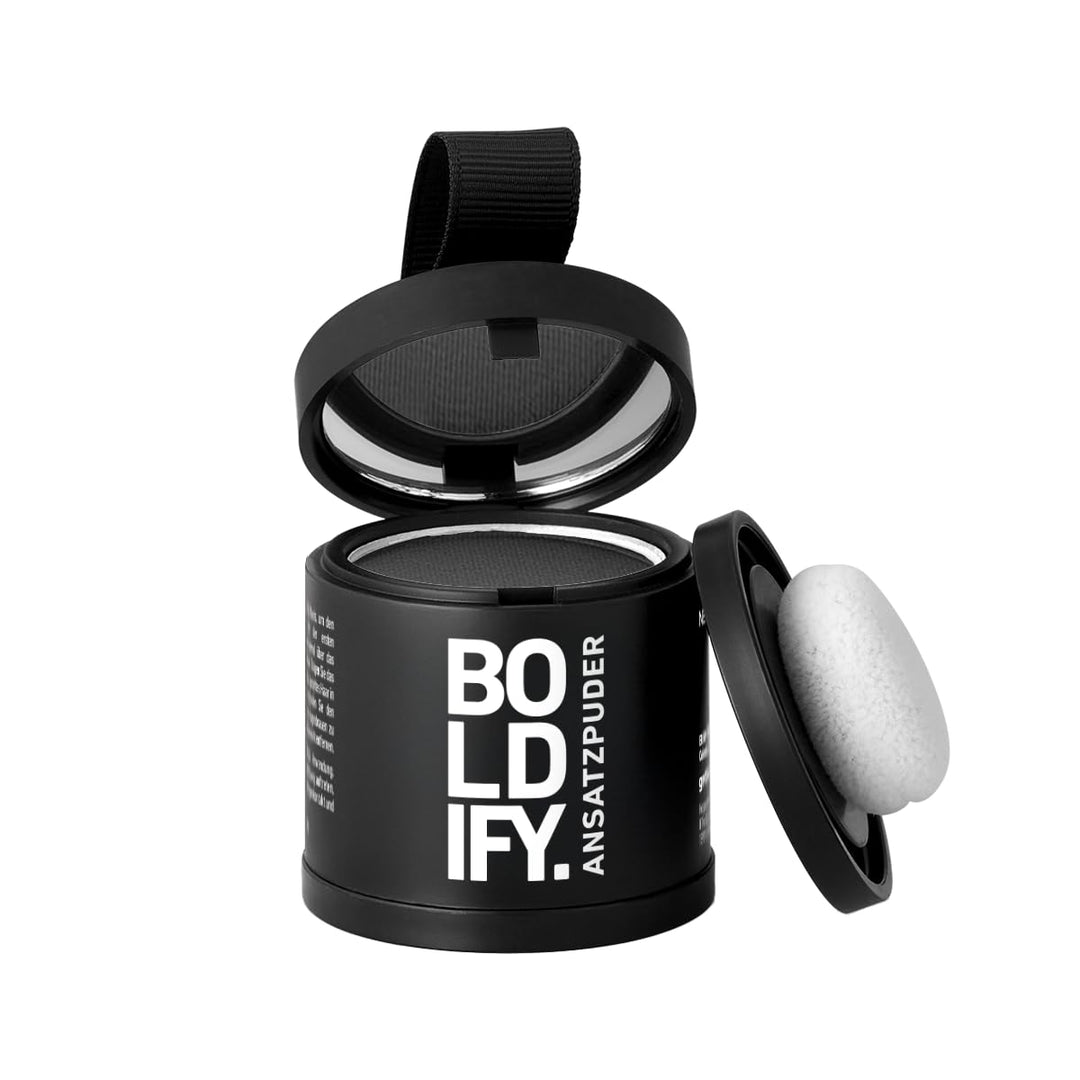 BOLDIFY Ansatzpuder ﻿Grosspackung - Haar Concealer zur Haarverdichtung für Frauen und Männer, Grauab