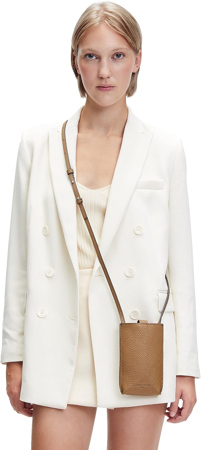 Liebeskind Damen Mia Mobile Pouch Neck Accessories Tiramisu, Tiramisu