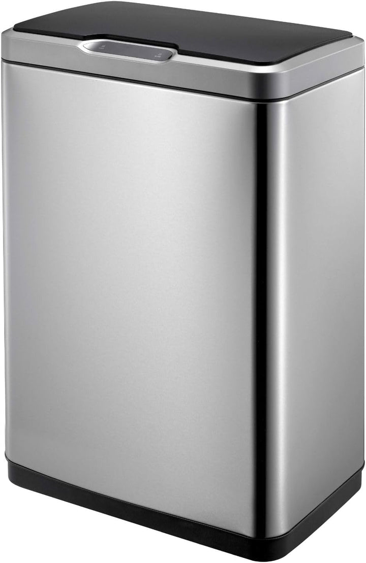 EKO Mirage Sensor-Mülleimer 45 L, Edelstahl-Abfalleimer für die Küche mit Bewegungssensor, Soft-Clos