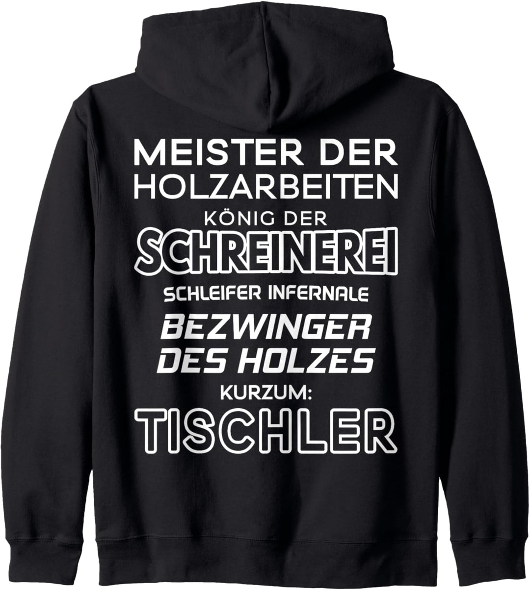 Meister Der Holzarbeiten Tischler Kapuzenjacke