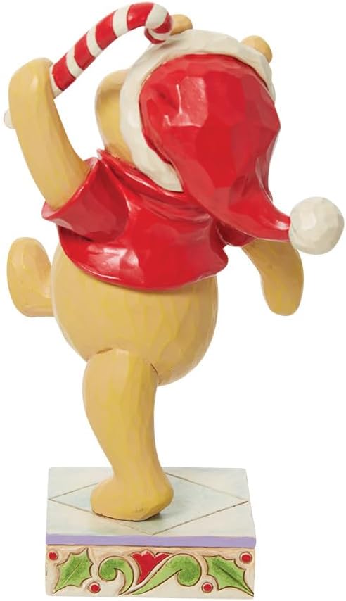 Jim Shore Enesco Disney Traditions Winnie Puuh mit Zuckerstange, 14 cm