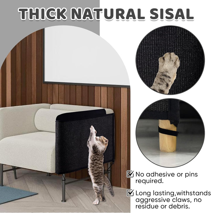 NATUYA Kratzschutz Sofa Katze Möbelschoner von Katzen - Katzenmöbel Schutz,Kann entfernt Werden, ohn