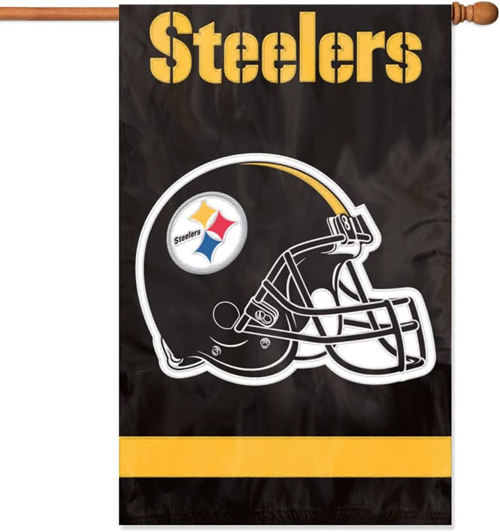 Party Animal NFL Applique House Banner Flagge, 111,8 x 71,1 cm Applique, Banner, Flagge Pittsburgh S