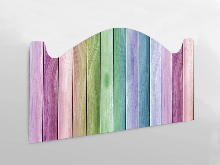 Oedim Kopfteil für Bett, PVC, Digitaldruck, Holzoptik, Mehrfarbig, 115 x 60 cm, erhältlich in versch