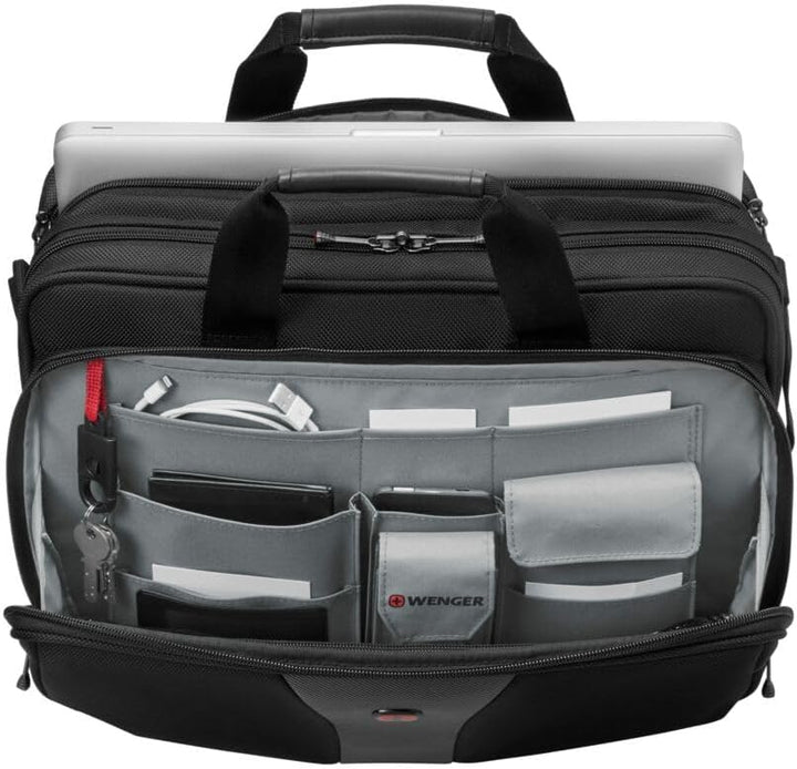 WENGER Legacy 16 Laptop-Tasche zum Umhängen, Notebook bis 16 Zoll, Aktentasche, Organizer, 15 l, Dam