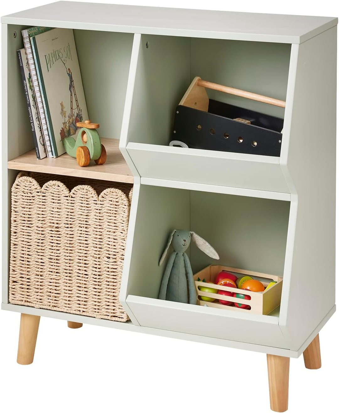 VERTBAUDET Aufbewahrungskorb aus geflochtenem Seil FESTONBEIGETU