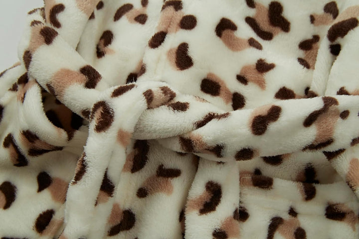Unisex Baby Mit Kapuze Bademantel Kinder Flanell Pyjama Morgenmantel zum Jungen Mädchen Nachtwäsche