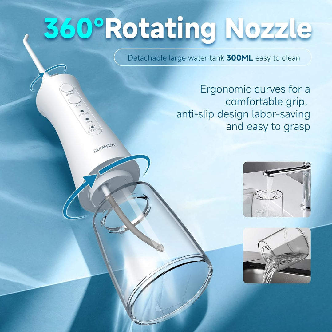 Munddusche Kabellos 4 Modi 12 Stufen Water Flosser 0.6MM Wasserstrahl Oral Elektrische Zahnseide Zah