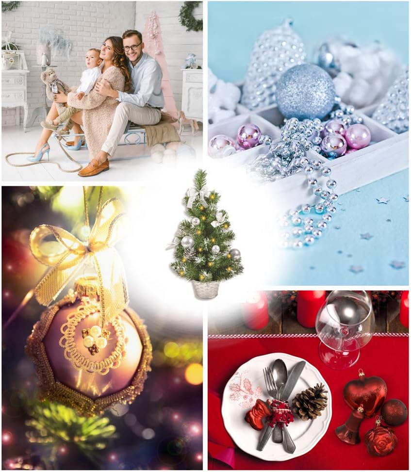 RIFFELMACHER & WEINBERGER Riffelmacher 20258 Geschmückter Weihnachtsbaum, beleuchteter 50 cm grosser