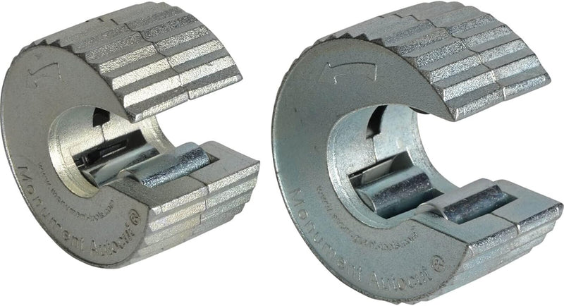 Autocut Rohrschneider 15/22 mm Doppelpackung mit 2 Entlüftungsschlüsseln von Monument; MON1522BKKIT