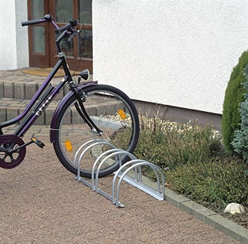 Alberts 698294 Mehrfach-Fahrradständer | 4 Einstellplätze, freistehend | feuerverzinkt, 4 Einstellpl