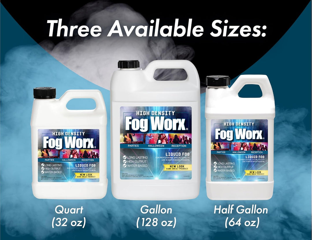 Sanco Industries Fogworx Extreme high Density Fog Juice Gallon - langlebige, hohe Leistung, geruchs-