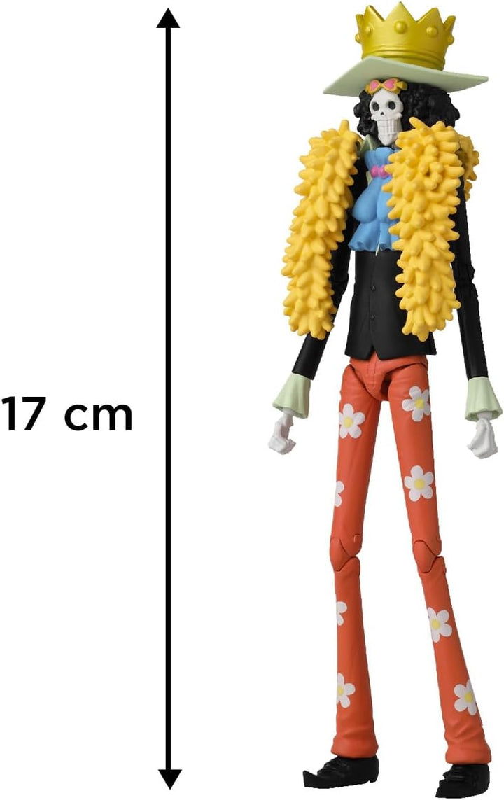 BANDAI – Anime Heroes - One Piece - Anime Heroes Figur 17 cm - Brook - 37006, Brook