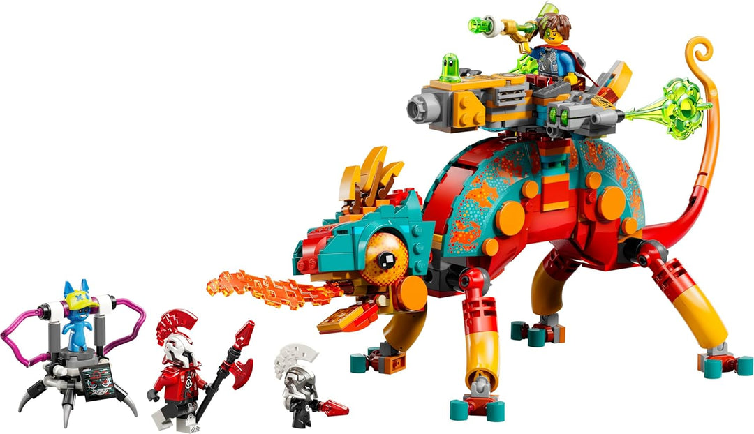 LEGO DREAMZzz Mateos Feuer-Chamäleon - Tierfigur, die Sich in EIN Spielzeug Jet & Mech oder einen Wä