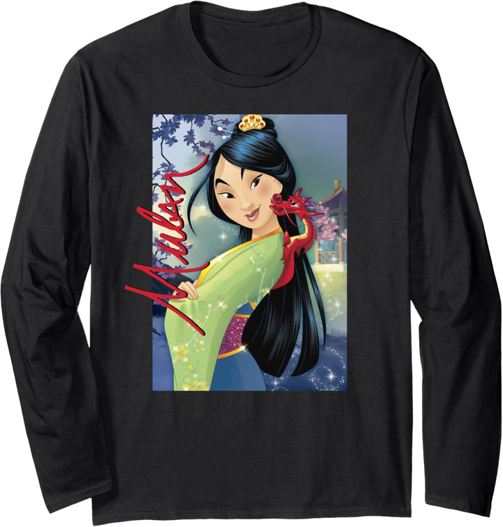 Disney Mulan Signature Portrait Langarmshirt